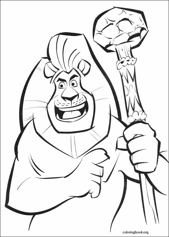 Madagascar 2 coloring page (008)