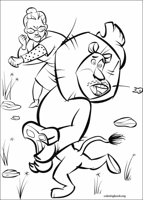 Madagascar 2 coloring page (011)