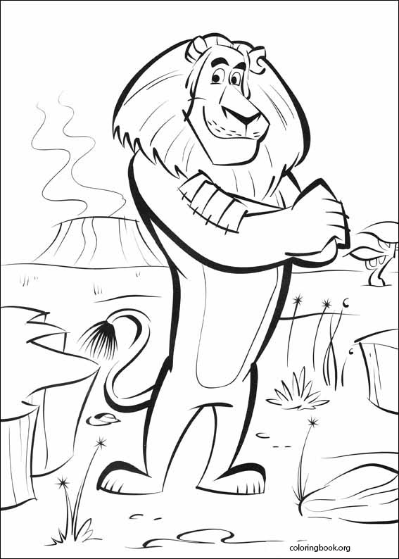 Madagascar 2 coloring page (012)