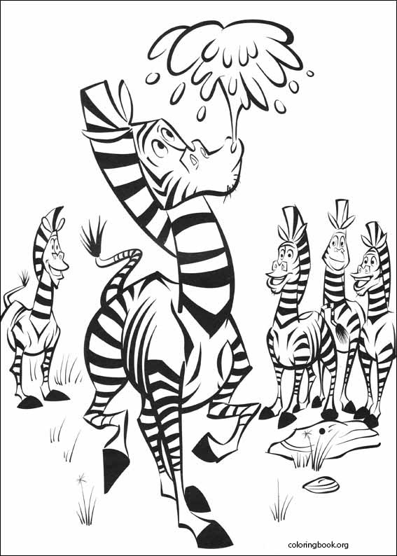 Madagascar 2 coloring page (018)