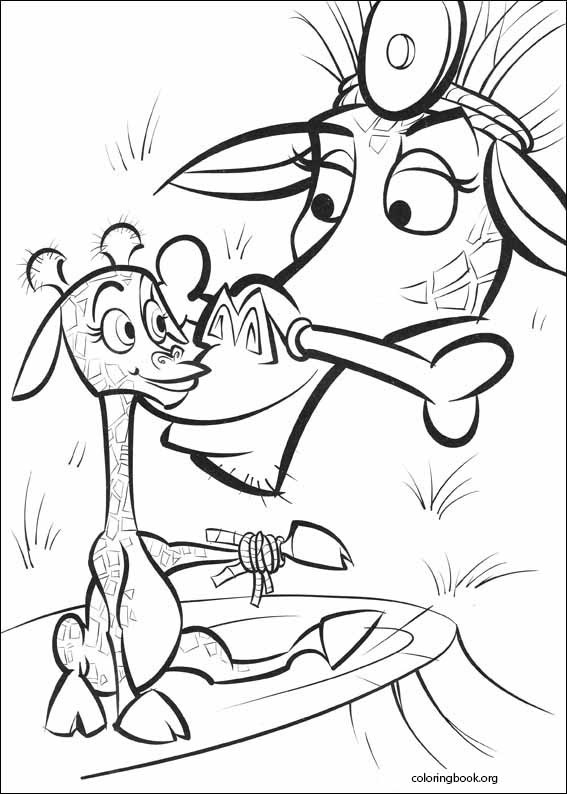 Madagascar 2 coloring page (020)