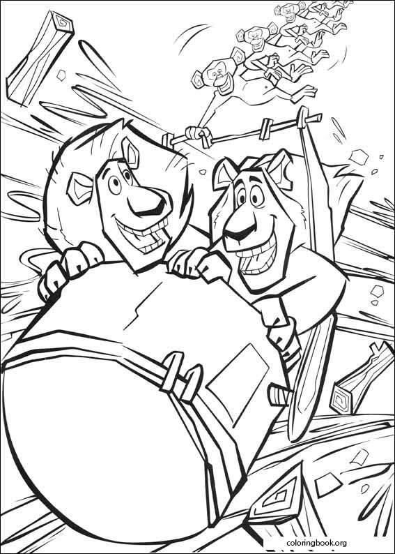 Madagascar 2 coloring page (029)