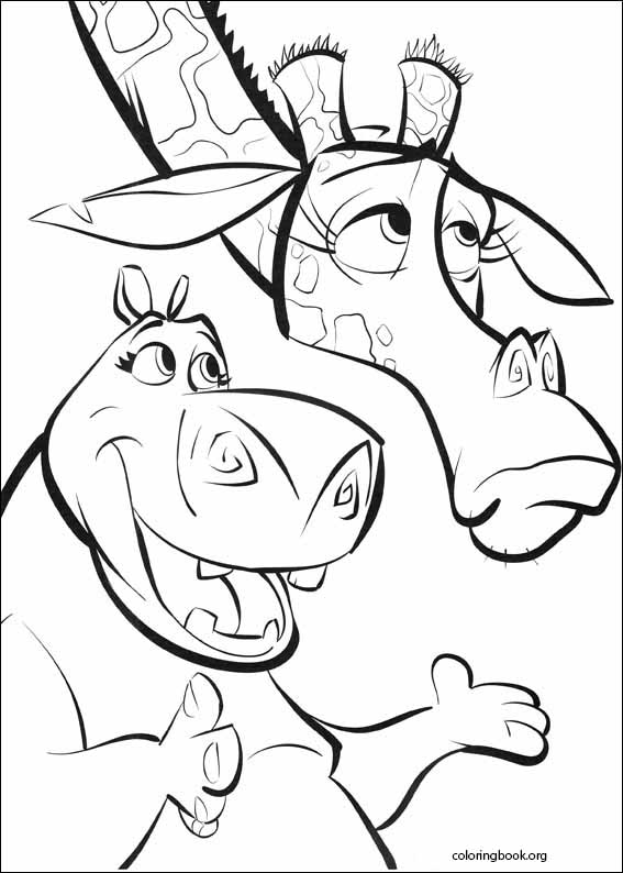 Madagascar 2 coloring page (034)
