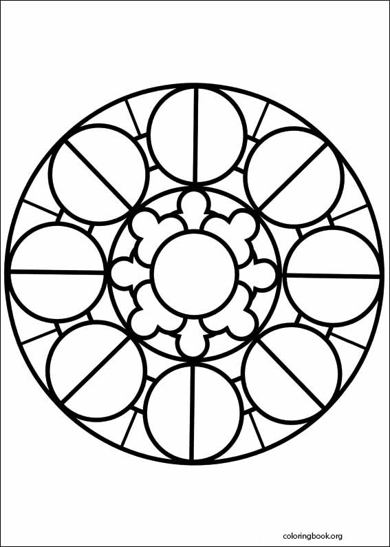 Mandalas coloring page (003)