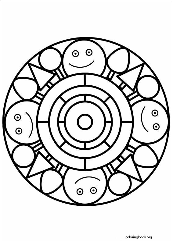 Mandalas coloring page (005)