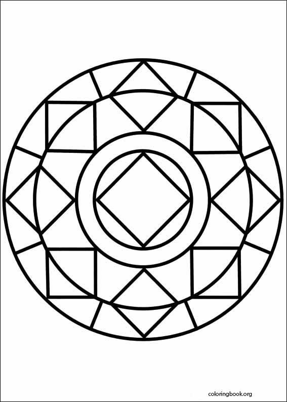 Mandalas coloring page (009)