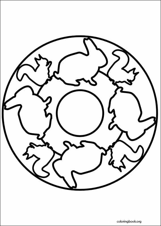 Mandalas coloring page (015)