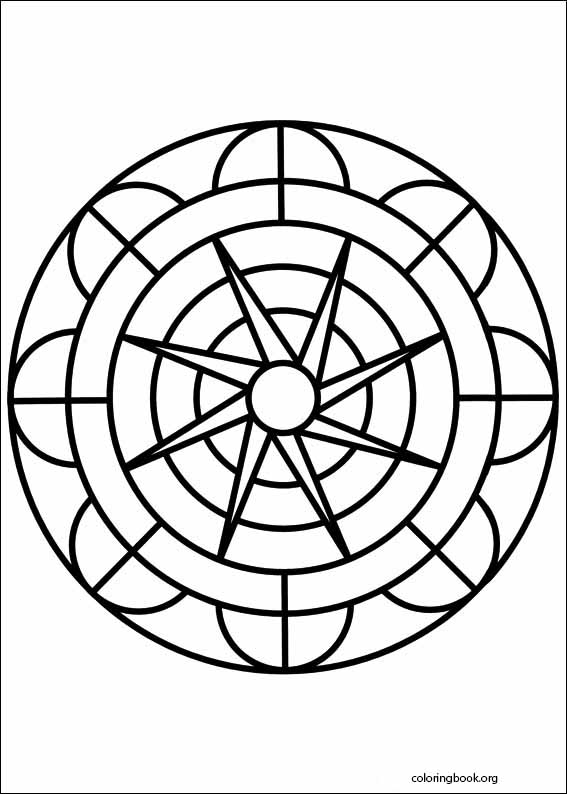 Mandalas coloring page (016)