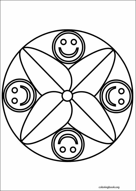 Mandalas coloring page (021)