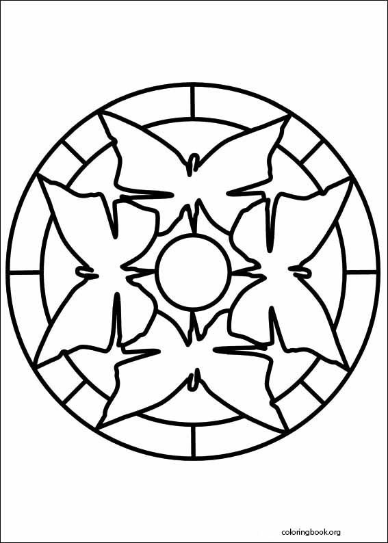 Mandalas coloring page (022)