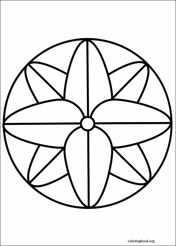 Mandalas coloring page (024)