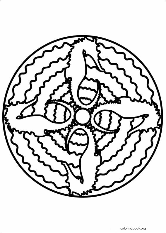 Mandalas coloring page (025)
