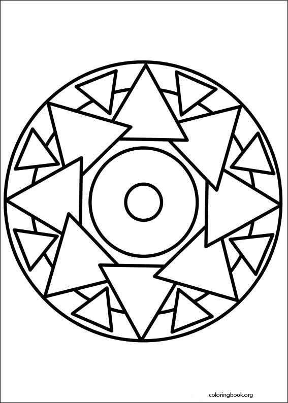 Mandalas coloring page (026)