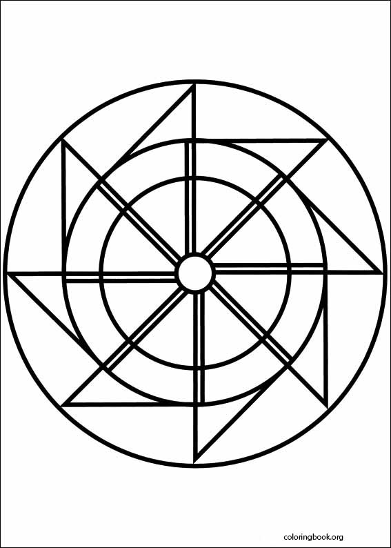 Mandalas coloring page (029)