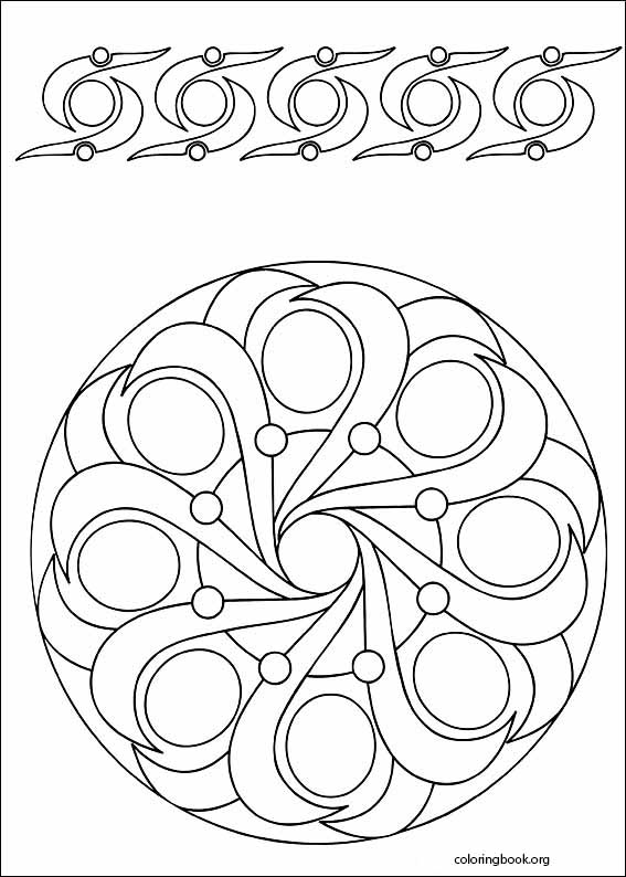 Mandalas coloring page (035)