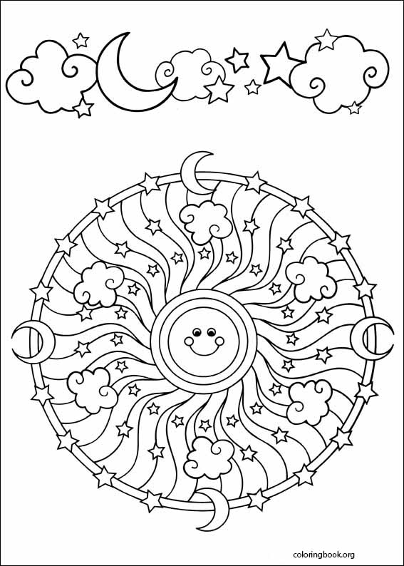 Mandalas coloring page (037)