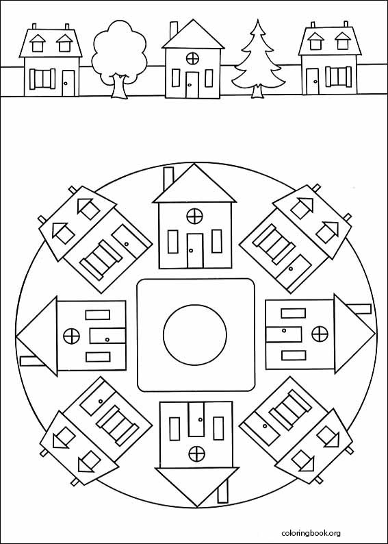 Mandalas coloring page (038)