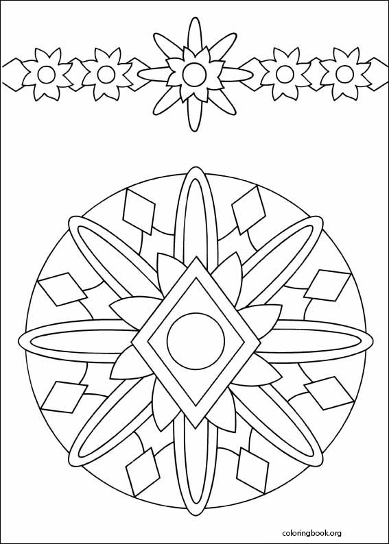 Mandalas coloring page (041)