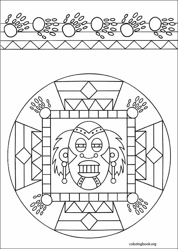 Mandalas coloring page (042)