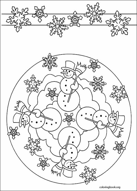 Mandalas coloring page (043)
