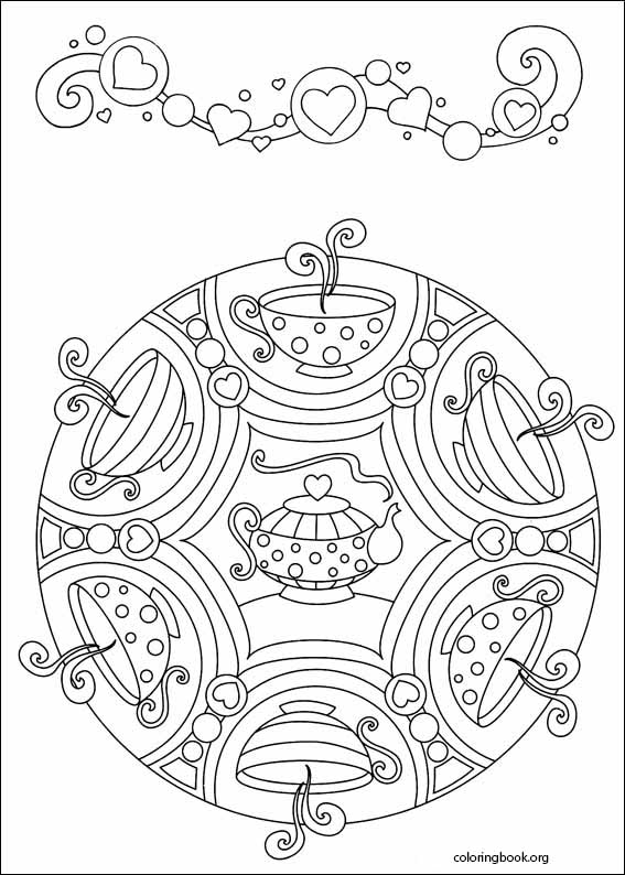 Mandalas coloring page (052)
