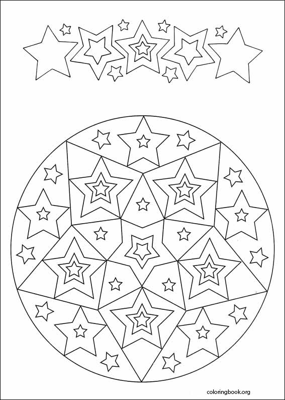 Mandalas coloring page (054)
