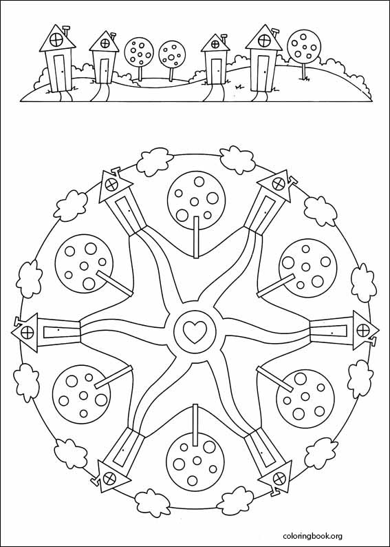 Mandalas coloring page (055)