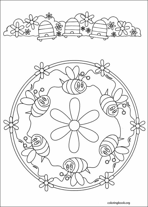 Mandalas coloring page (056)