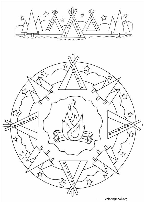 Mandalas coloring page (059)