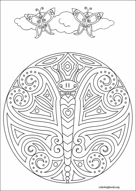 Mandalas coloring page (060)