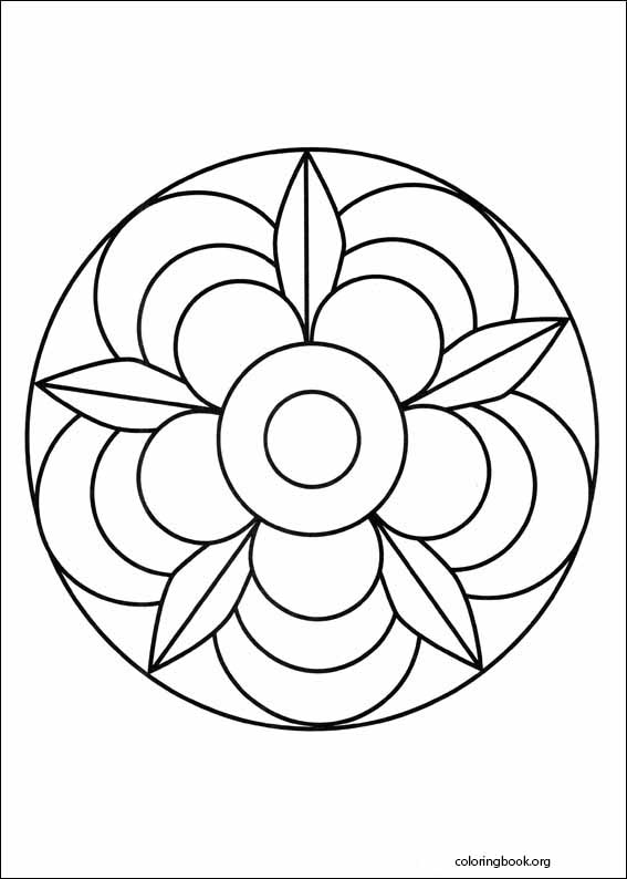 Mandalas coloring page (063)