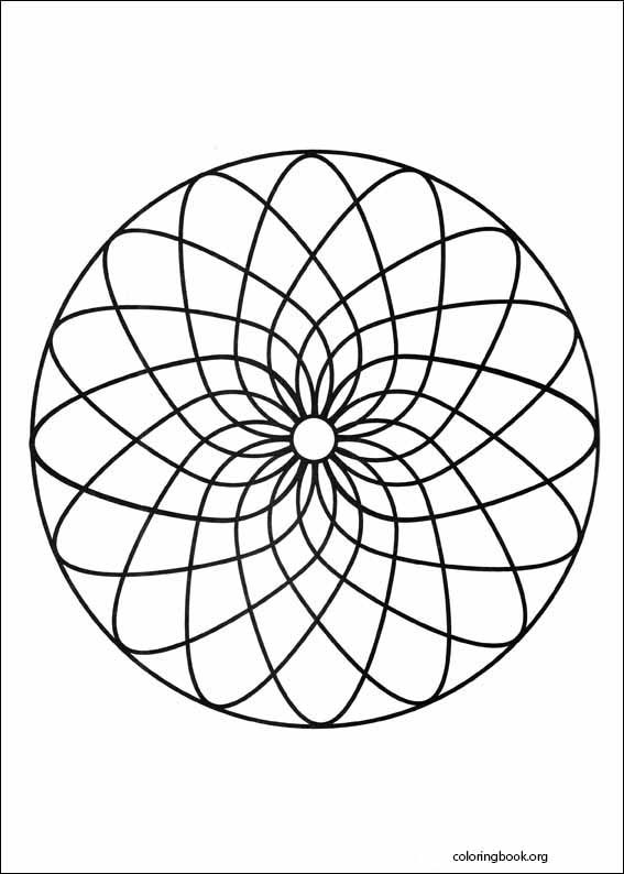 Mandalas coloring page (064)
