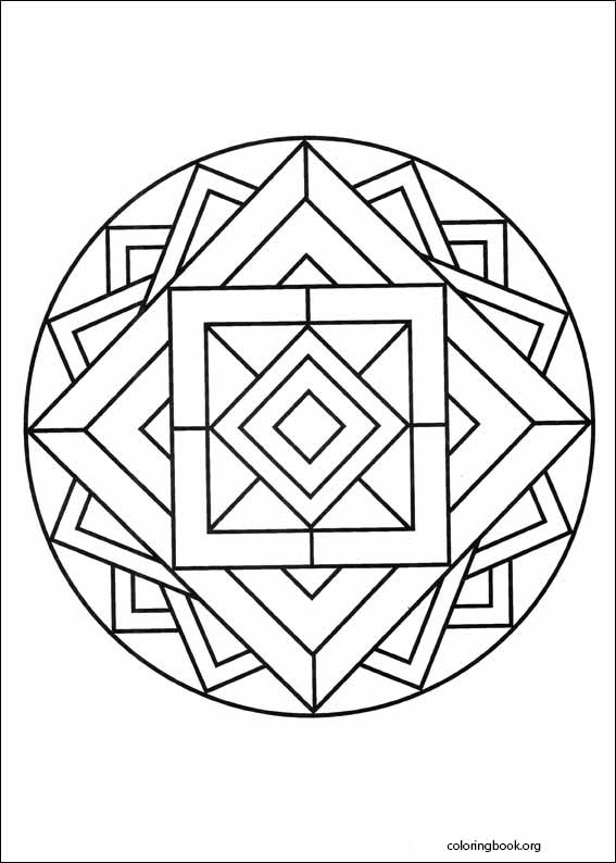Mandalas coloring page (065)