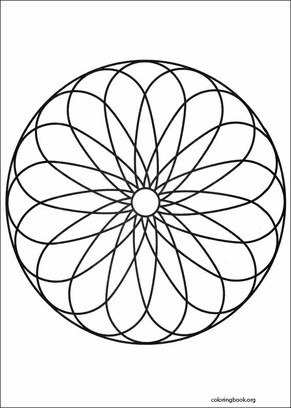 Mandalas coloring page (066)