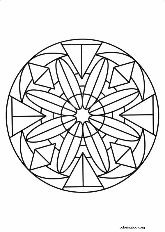 Mandalas coloring page (067)