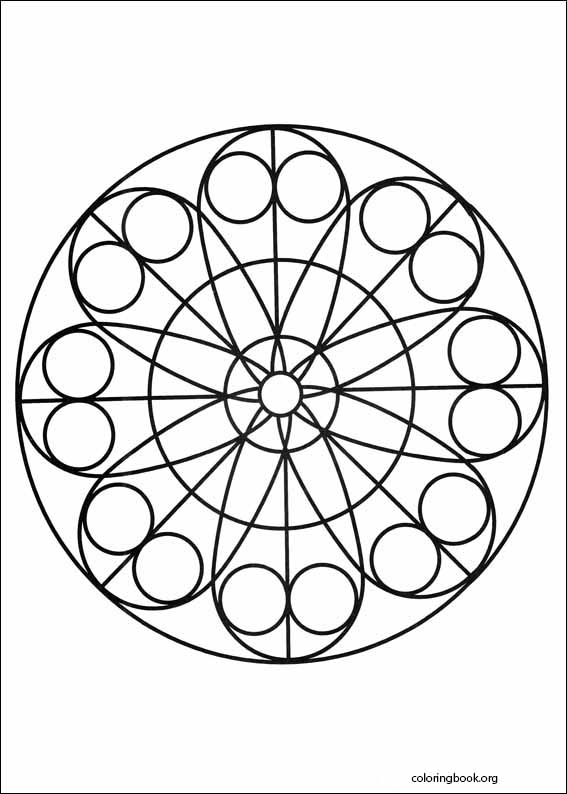 Mandalas coloring page (072)
