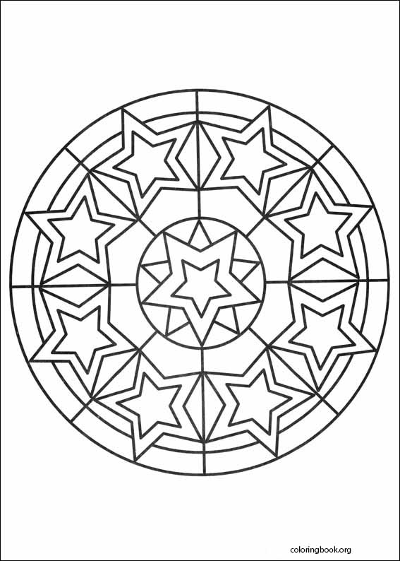Mandalas coloring page (073)
