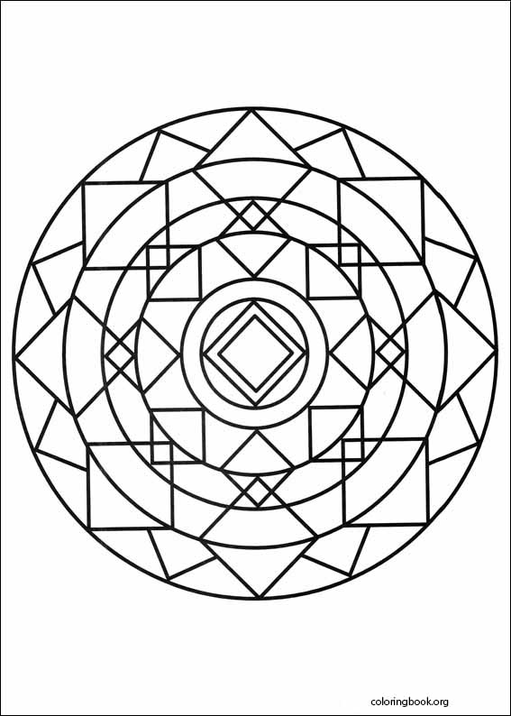 Mandalas coloring page (075)