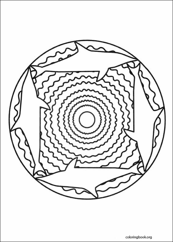 Mandalas coloring page (076)