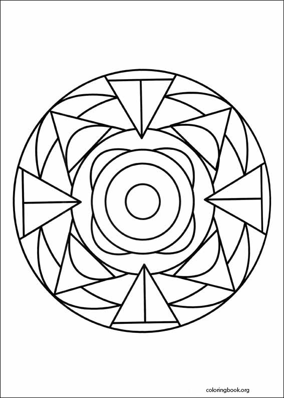 Mandalas coloring page (077)