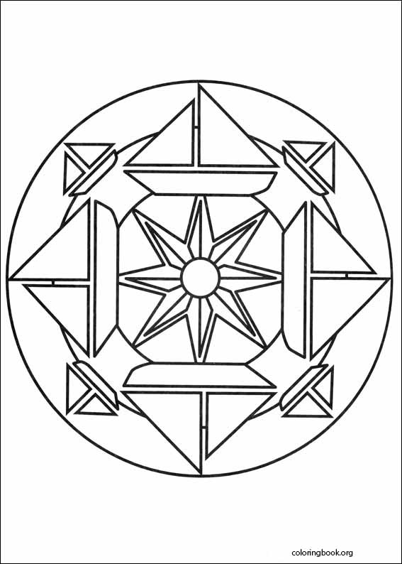 Mandalas coloring page (078)