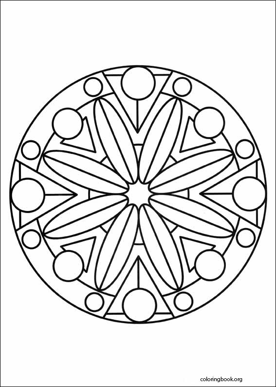 Mandalas coloring page (080)