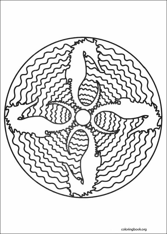 Mandalas coloring page (081)