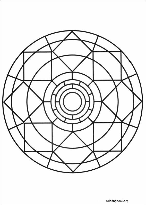Mandalas coloring page (082)