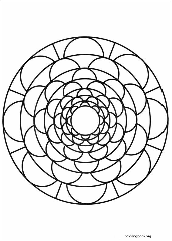 Mandalas coloring page (083)