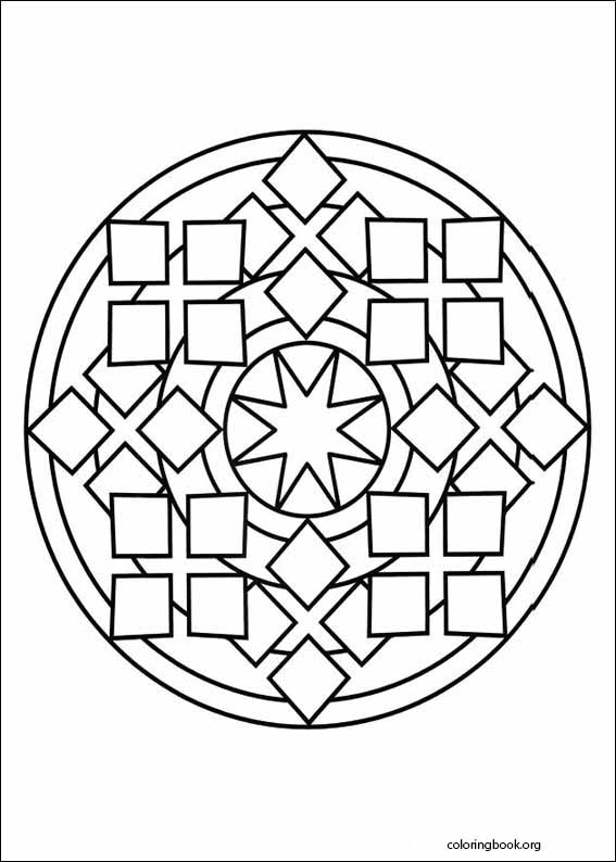 Mandalas coloring page (084)