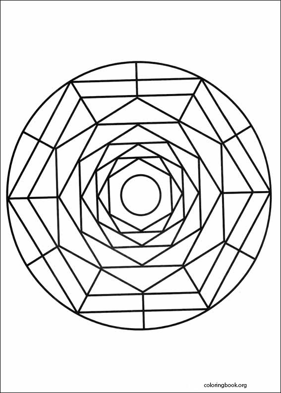 Mandalas coloring page (086)