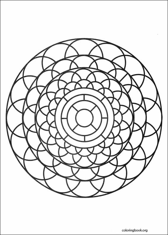 Mandalas coloring page (087)