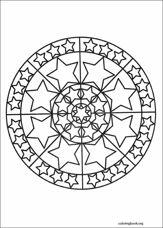 Mandalas coloring page (088)