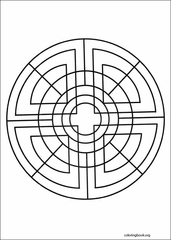 Mandalas coloring page (089)
